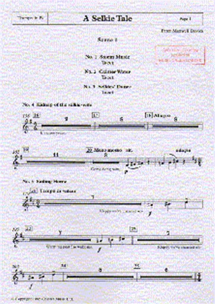A Selkie Tale - Trumpet